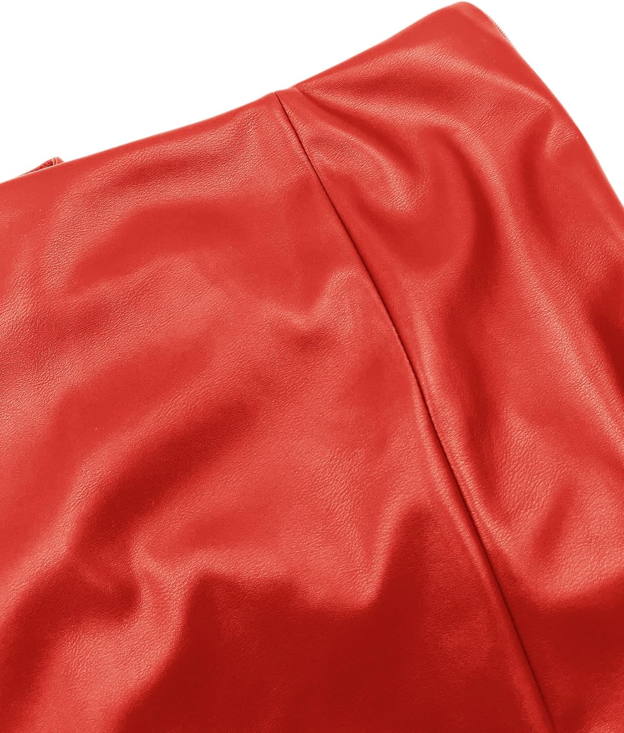 Fallorchid Women's Faux Leather Shorts Sexy Skinny Mini Shorts Hot Pants