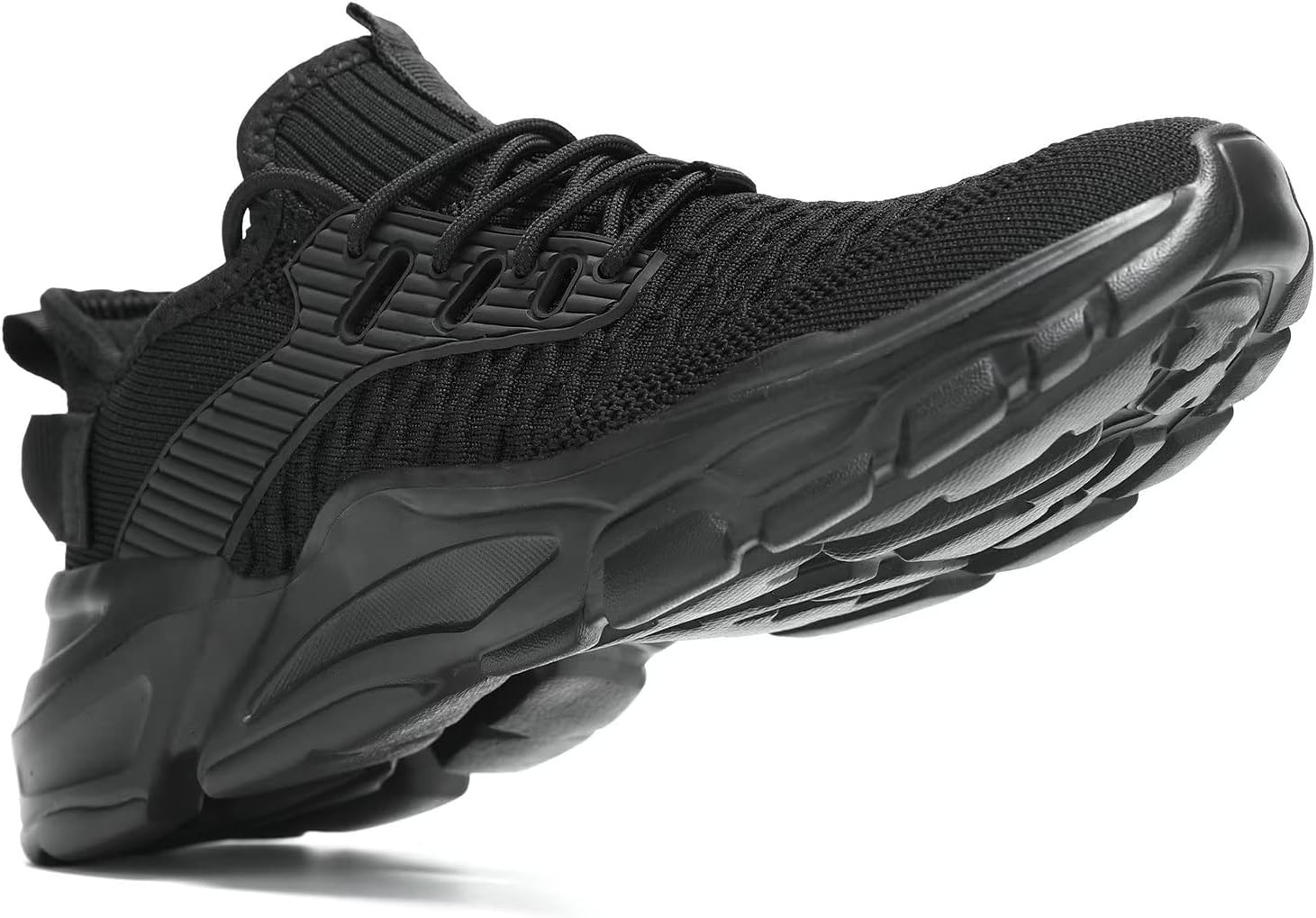 Srenket Men's Running Shoes, Non Slip, Breathable, Lightweight Fashion Sneakers, Slip Resistant Athletic Sports Walking Gym Work Shoes